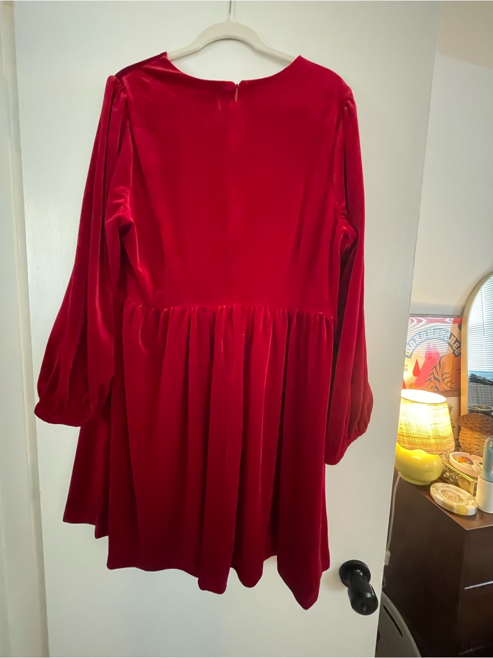 SugarLips Red Velvet Bow-Accent Women's Dress - NWT - Size 2X - Picture 11 of 14